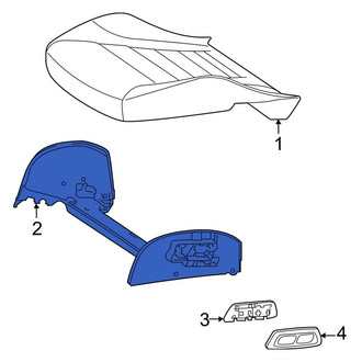 Mercedes-Benz OE - Front Right Seat Track Support