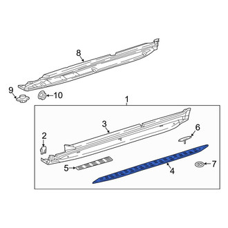 Mercedes-Benz OE - Right Running Board Step Pad
