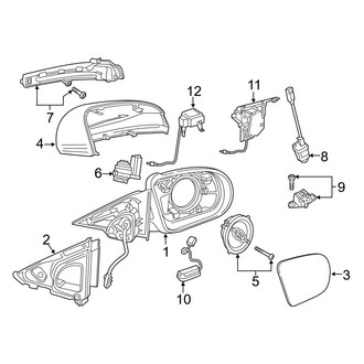 Mercedes-Benz OE - Front Door - Outside Mirrors (Sport Utility Coupe C253 Body Code)