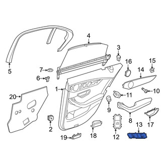 Mercedes-Benz OE - Front Left Seat Heater Switch