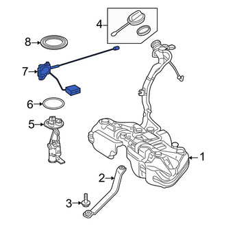 Mercedes-Benz OE - Fuel Sender and Hanger Assembly