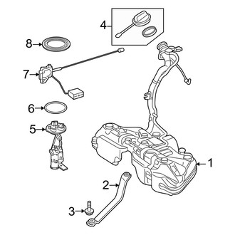 Mercedes-Benz OE - Fuel System Components (Sport Utility Coupe)