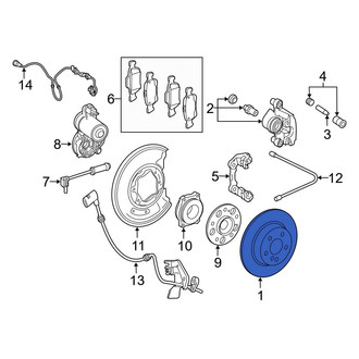 Mercedes-Benz OE - Front Disc Brake Rotor
