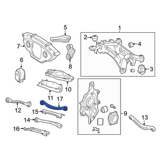 Mercedes-Benz OE - Front Left Lower Forward Suspension Control Arm