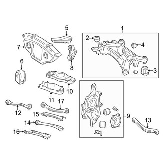 Mercedes-Benz OE - Rear Suspension - Suspension Components (Sport Utility Coupe C253 Body Code)