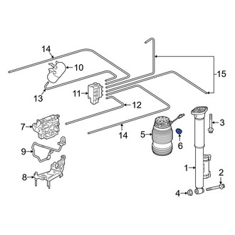 Mercedes-Benz OE - Air Suspension Compressor Line Adapter
