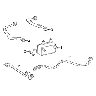 Mercedes-Benz OE - Cooling - Trans Oil Cooler (Sport Utility Coupe C253 Body Code)