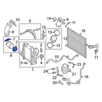 Mercedes-Benz OE - Intercooler Pipe Clamp
