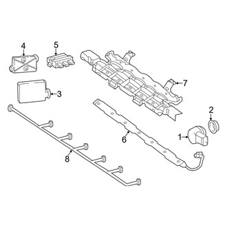 Mercedes-Benz OE - Rear Bumper - Electrical Components (Sport Utility Coupe C253 Body Code)