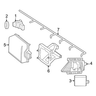 Mercedes-Benz OE - Front Bumper & Grille - Electrical Components (W/O AMG Line), (4Matic)