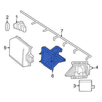 Mercedes-Benz OE - Cruise Control Distance Sensor Bracket