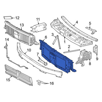 Mercedes-Benz OE - Front Radiator Support Panel