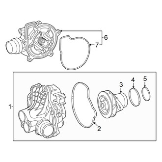 Mercedes-Benz OE - Cooling - Water Pump