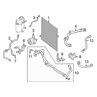 Mercedes-Benz OE - Cooling - Intercooler (Radiator Mounted)
