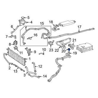 Mercedes-Benz OE - Drive Motor Battery Pack Coolant Hose Adapter