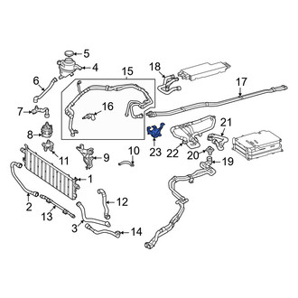Mercedes-Benz OE - Drive Motor Battery Pack Coolant Hose Bracket