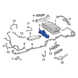 Mercedes-Benz OE - Front Drive Motor Battery Pack Bracket