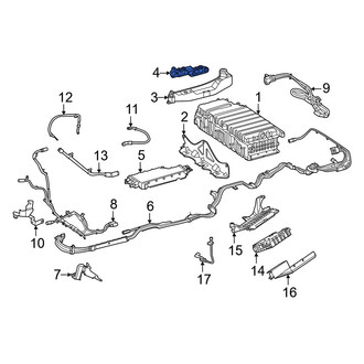 Mercedes-Benz OE - Rear Left Drive Motor Battery Pack Bracket