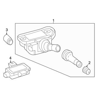 Mercedes-Benz OE - Electrical - Tire Pressure Monitor Components (Sport Utility Coupe)