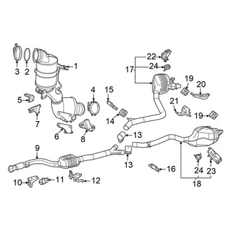 Mercedes-Benz OE - Exhaust System - Exhaust Components