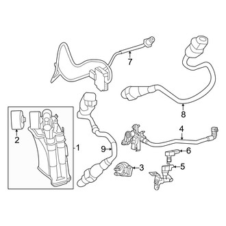 Mercedes-Benz OE - Emission System - Emission Components (Sport Utility Coupe 254.347 Body Code)
