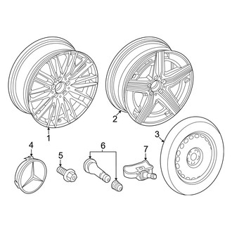 Mercedes-Benz OE - Wheels (19" Wheels), (Sport Utility Coupe 254.347 Body Code)