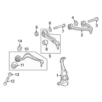 Mercedes-Benz OE - Front Suspension - Suspension Components (Sport Utility Coupe 254.347 Body Code)