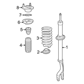 Mercedes-Benz OE - Front Suspension - Struts & Components (Sport Utility Coupe)