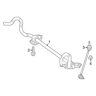 Mercedes-Benz OE - Front Suspension - Stabilizer Bar & Components (Sport Utility Coupe)