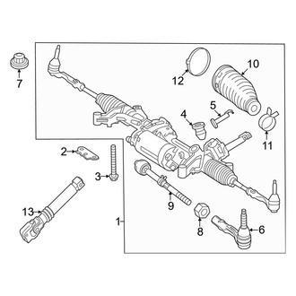 Mercedes-Benz OE - Steering Gear & Linkage (Front), (Sport Utility Coupe 254.347 Body Code)
