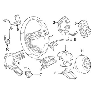 Mercedes-Benz OE - Steering Wheel & Trim (Sport Wheel), (Sport Utility Coupe 254.347 Body Code)