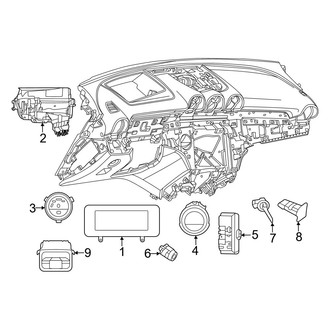 Mercedes-Benz OE - Instrument Panel - Cluster & Switches (Sport Utility Coupe)