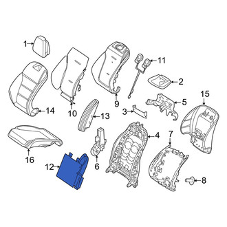 Mercedes-Benz OE - Front Right Seat Lumbar Support Cushion
