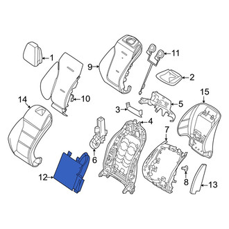 Mercedes-Benz OE - Front Right Seat Lumbar Support Cushion