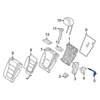 Mercedes-Benz OE - Rear Right Seat Back Frame Bracket