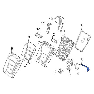 Mercedes-Benz OE - Rear Left Seat Back Frame Bracket