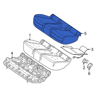 Mercedes-Benz OE - Rear Seat Cover