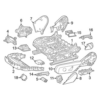 Mercedes-Benz OE - Seats & Tracks - Tracks & Components (Sport Utility Coupe)