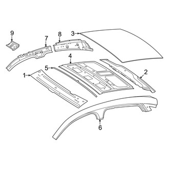 Mercedes-Benz OE - Roof & Components (Sport Utility Coupe 254.347 Body Code)