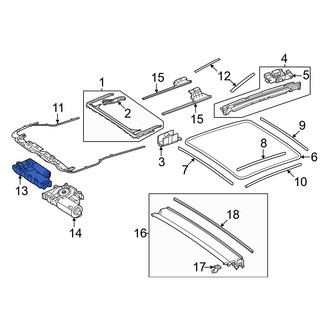 Mercedes-Benz OE - Sunroof Motor