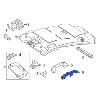 Mercedes-Benz OE - Left Interior Grab Bar Bracket