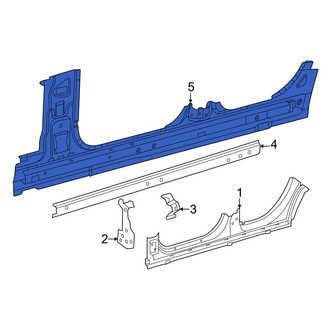 Mercedes-Benz OE - Left Inner Rocker Panel