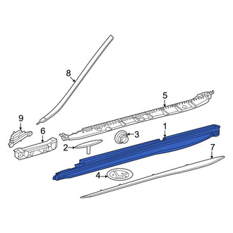 Mercedes-Benz OE - Right Rocker Panel Guard
