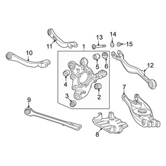 Mercedes-Benz OE - Rear Suspension - Suspension Components