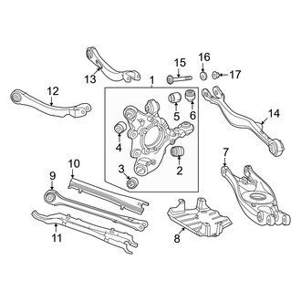 Mercedes-Benz OE - Rear Suspension - Suspension Components