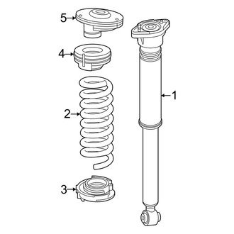 Mercedes-Benz OE - Rear Suspension - Shocks & Components (Sport Utility Coupe 254.380 Body Code)