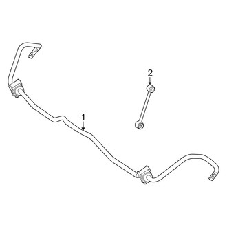 Mercedes-Benz OE - Rear Suspension - Stabilizer Bar & Components (Sport Utility Coupe 254.380 Body Code)