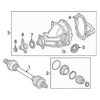 Mercedes-Benz OE - Rear Suspension - Axle & Differential (4Matic)