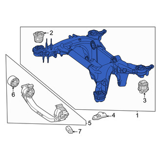 Mercedes-Benz OE - Rear Suspension Subframe Crossmember