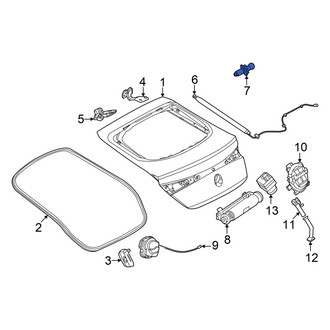 Mercedes-Benz OE - Rear Lower Liftgate Support Strut Holder